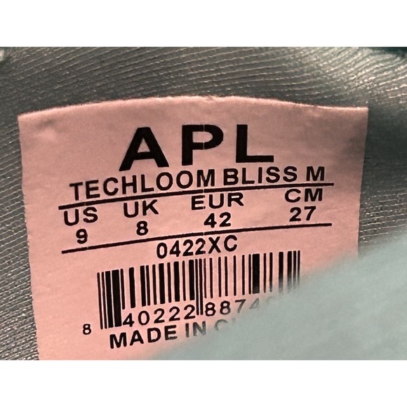 New APL Athletic Propulsion Labs WOMEN'S TECHLOOM BLISS Mint Beach White 9 - Picture 7 of 8
